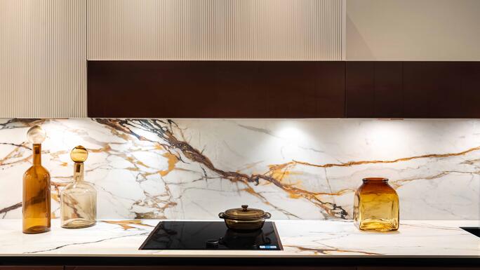 Fluted cabinets