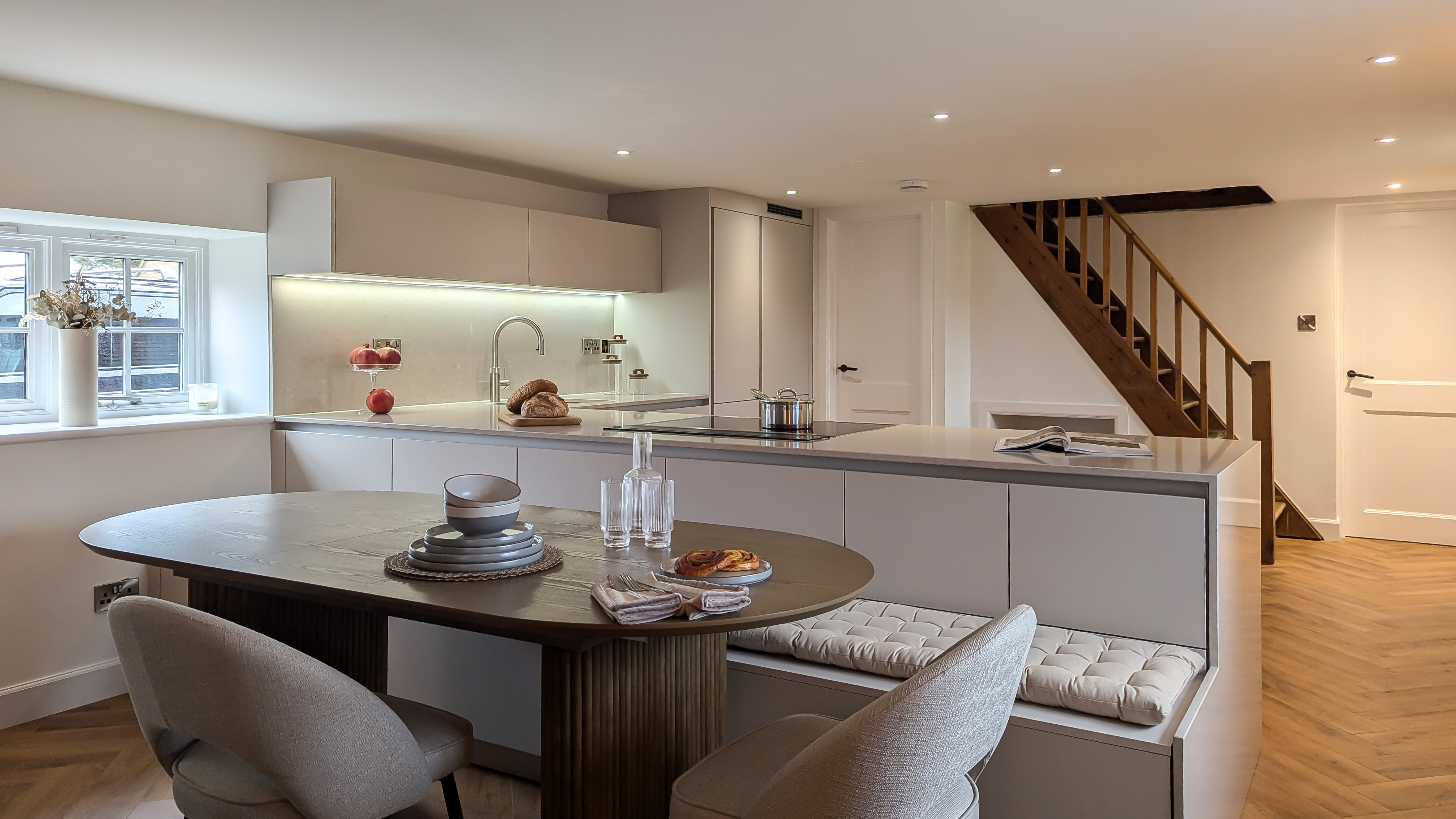 Matt Cashmere Kitchen in Oxted