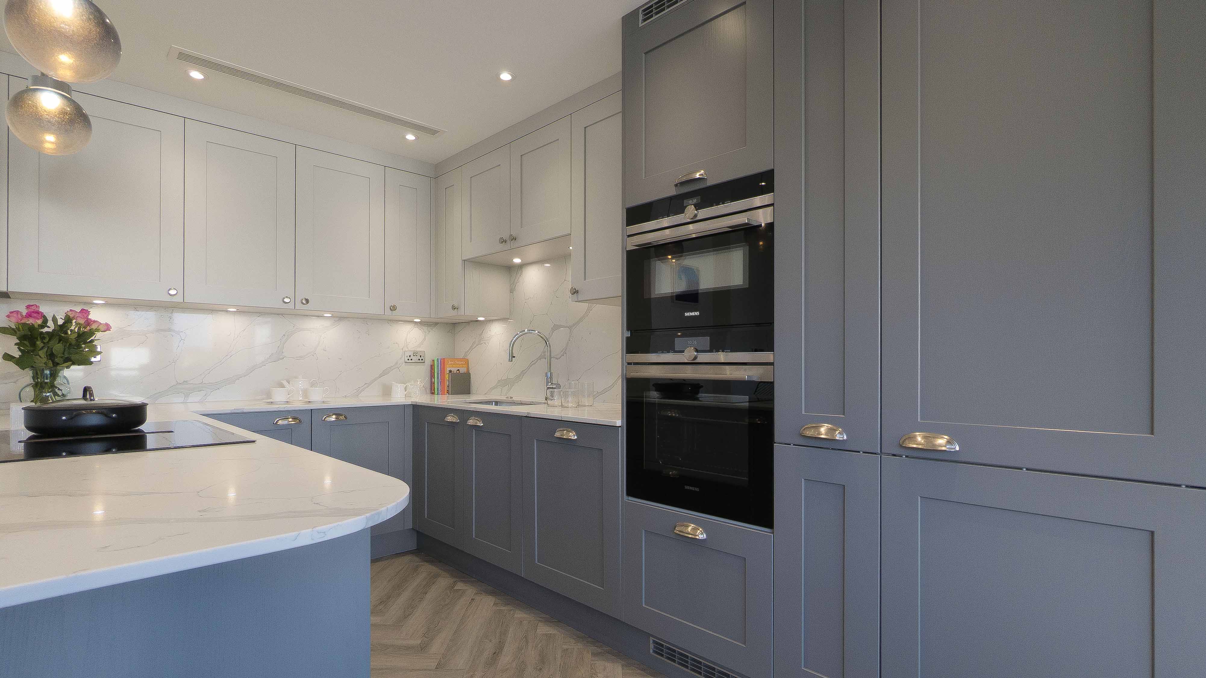 Planning a U-Shape Kitchen design Layout