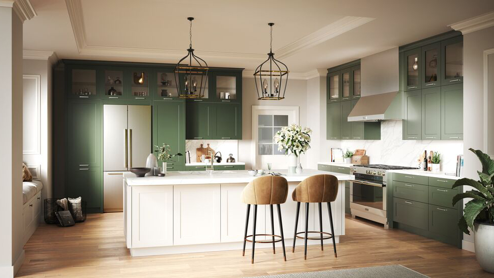 Olive Green Shaker Style