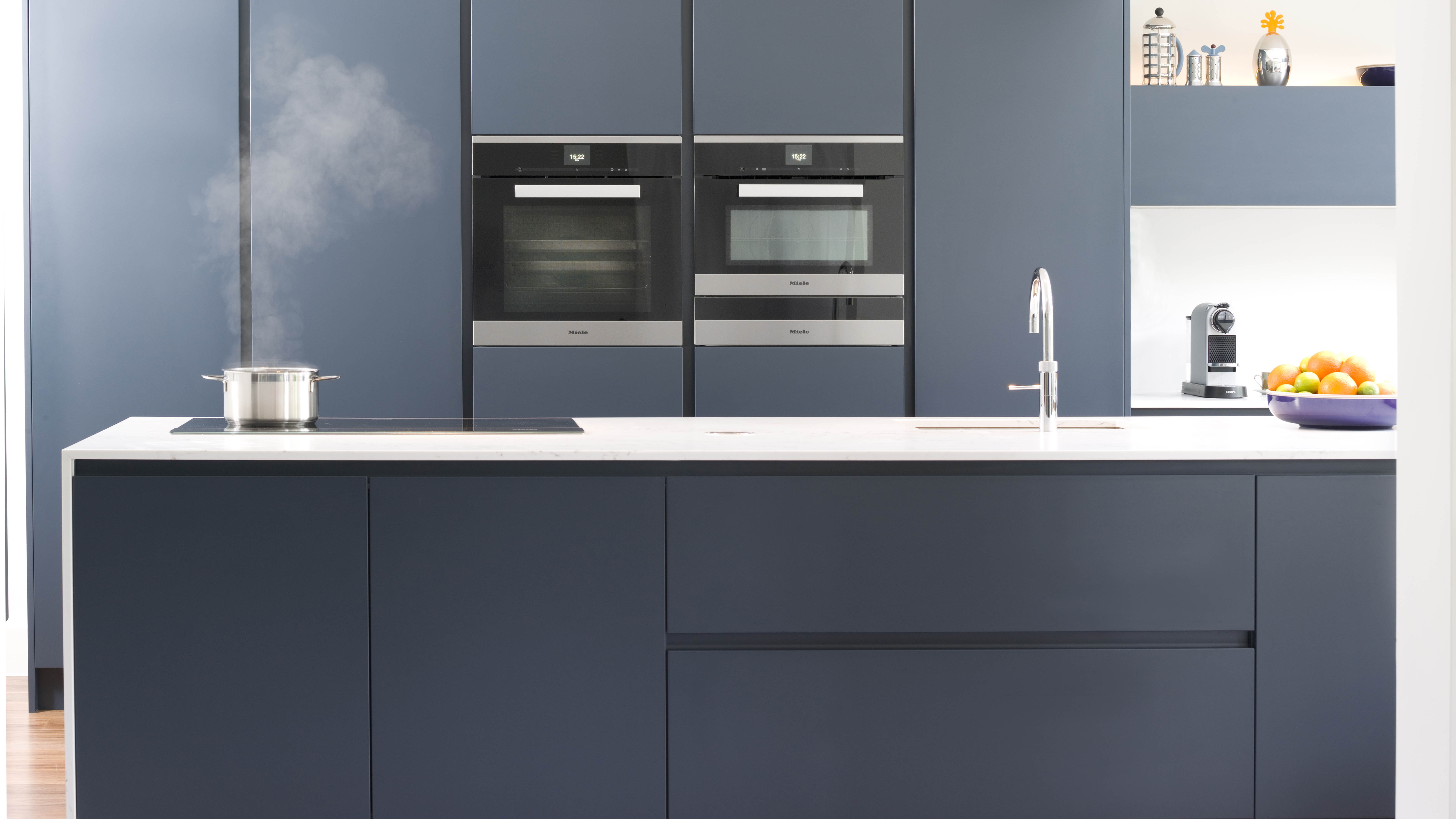 Blue Night & Elm bespoke Pedini kitchen